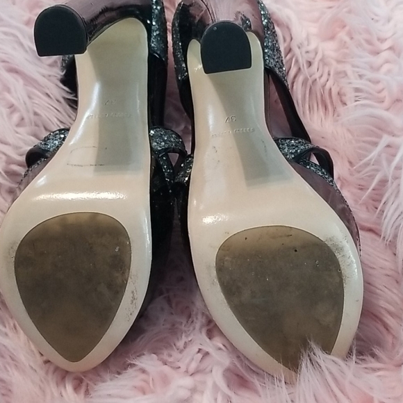 Miu miu glitter platform heels 37 - Picture 7 of 8